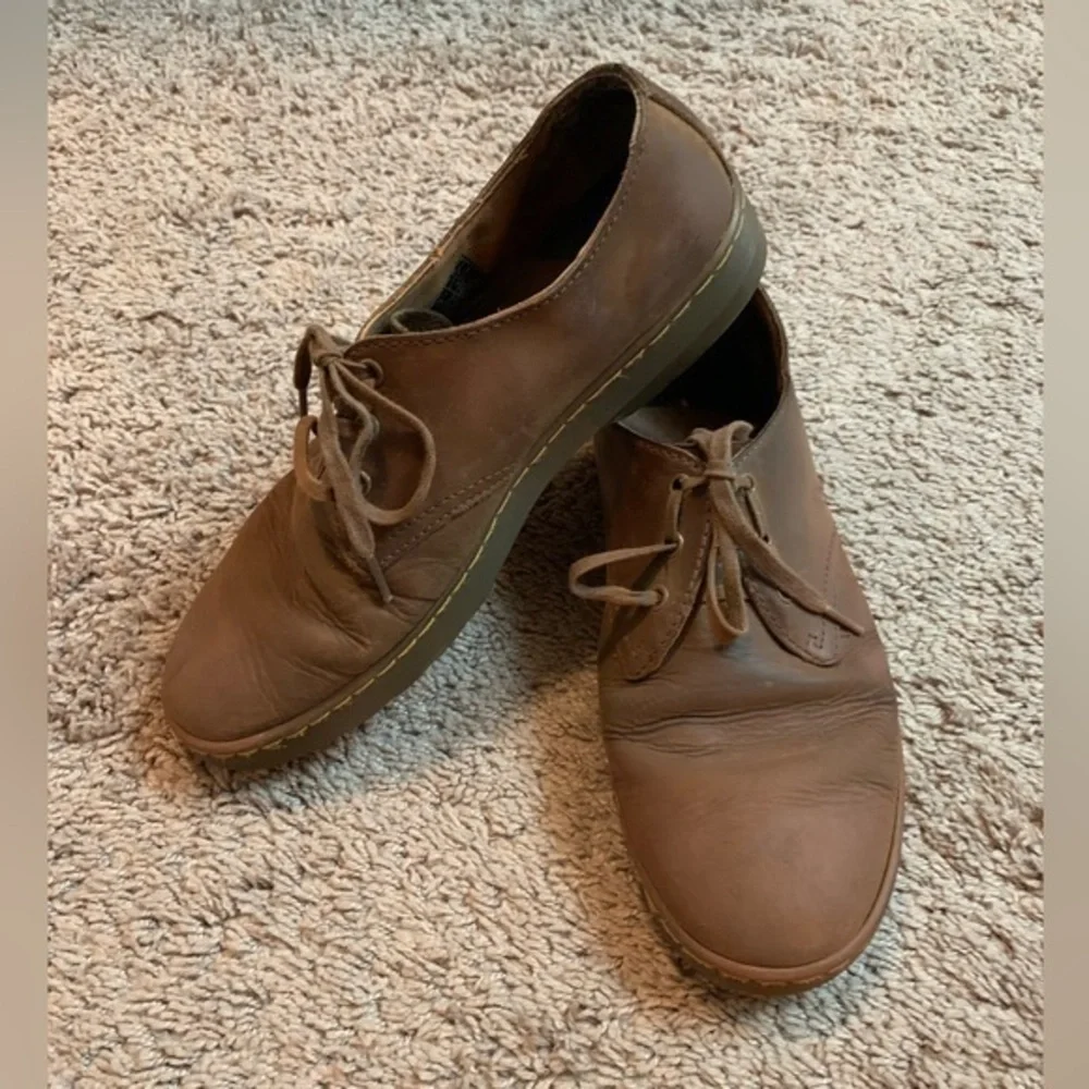Vintage Dr. Martens Nubuck Boots Lace Up Chukka Brown Size 10